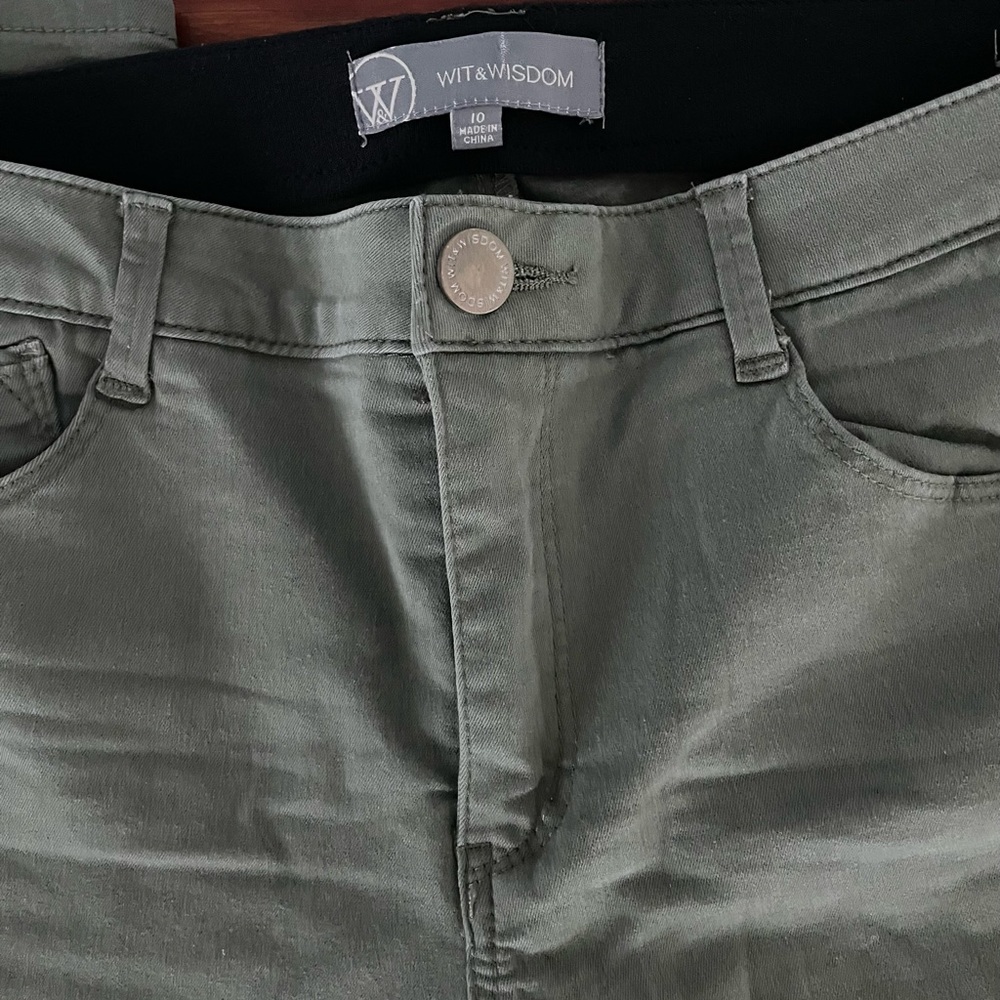 Wit & Wisdom High Waist Ab solution Ankle Skinny Pants